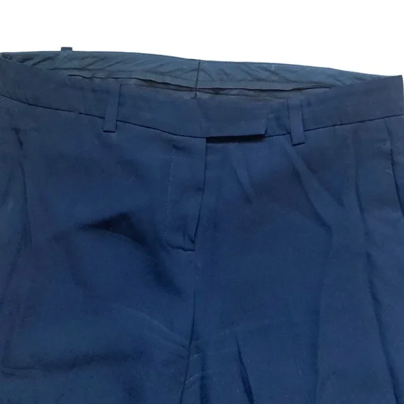 ALC Navy Crepe Wide Leg Trouser - Picture 3 of 4